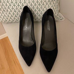 Peter Kaiser Navy Suede Pumps